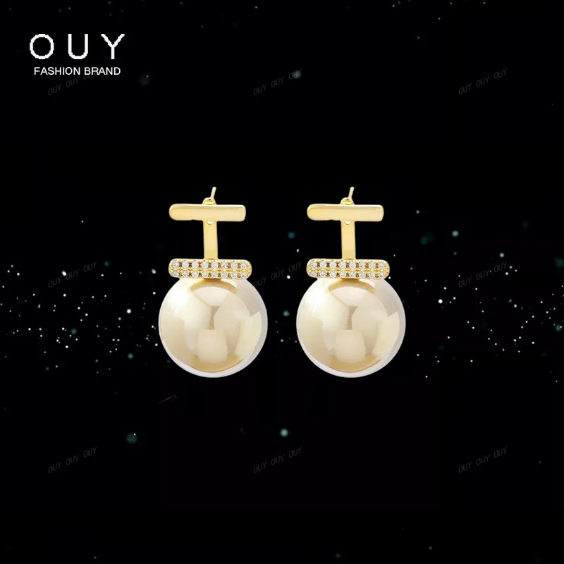 OUY 925银耳饰 耳环2025年新款时尚高级感轻奢小众耳钉女气质耳坠