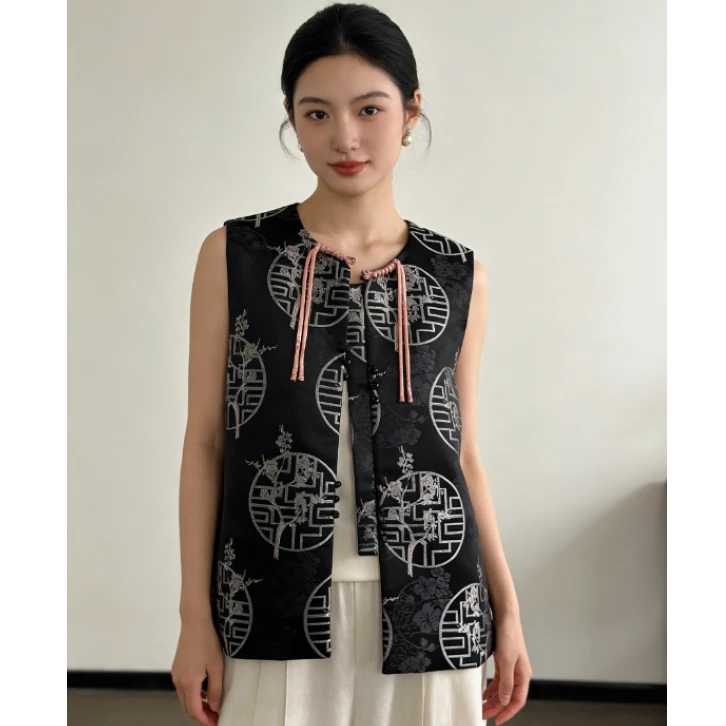 女士国风马甲 S8135