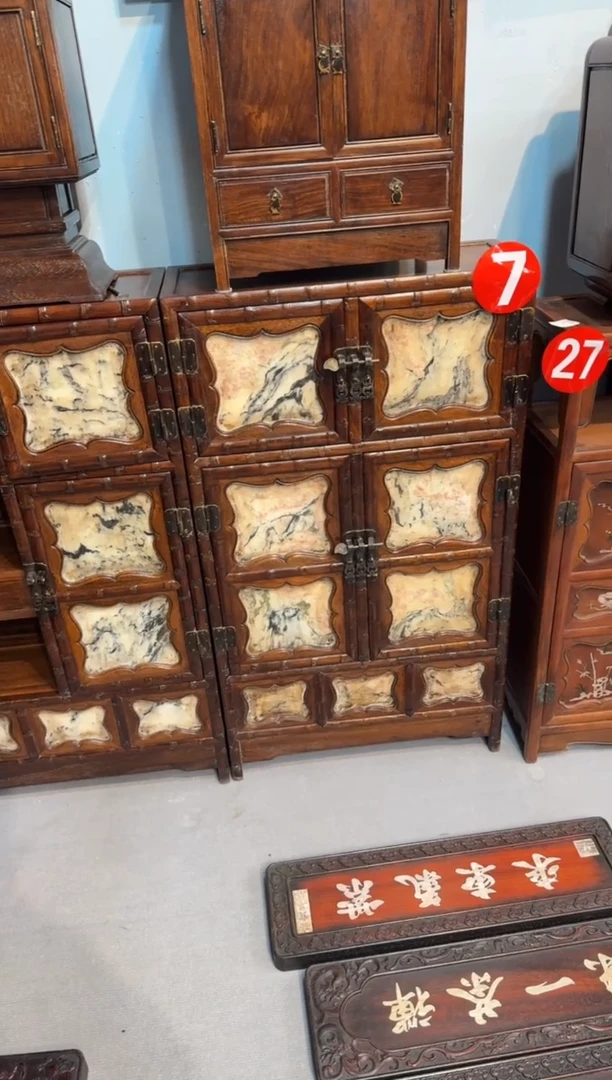 木花梨 7号小顶箱柜