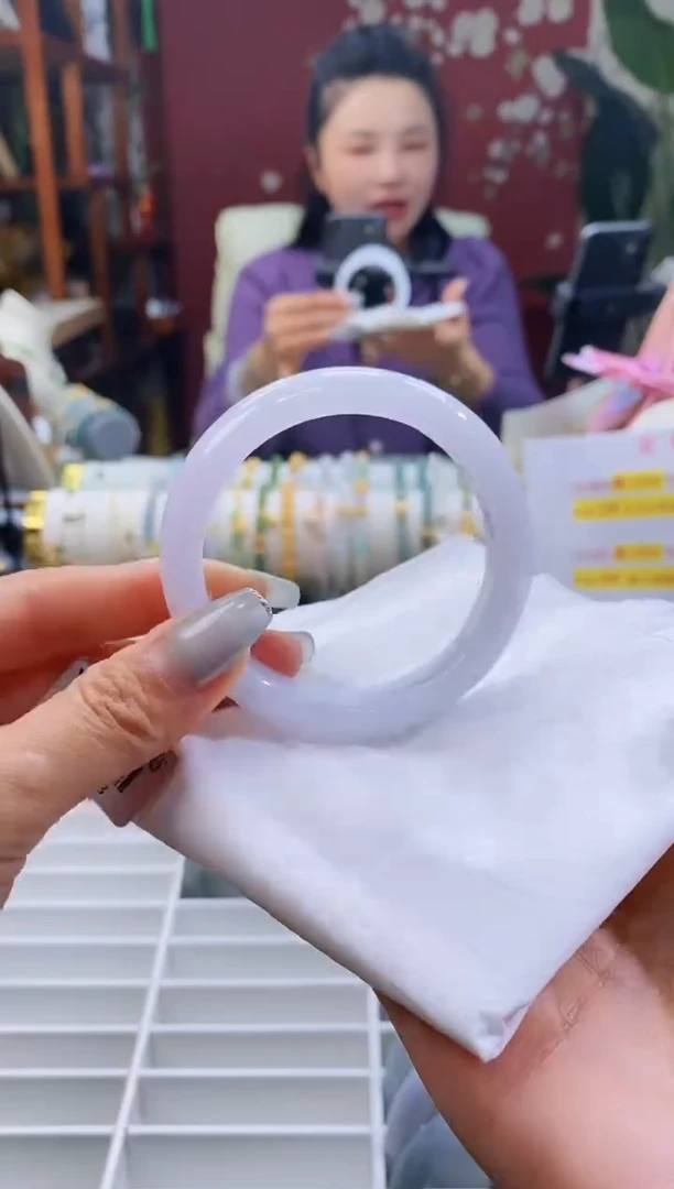 【闪购商品】翡翠手镯未镶嵌153冰胶5455/12.1*8.3