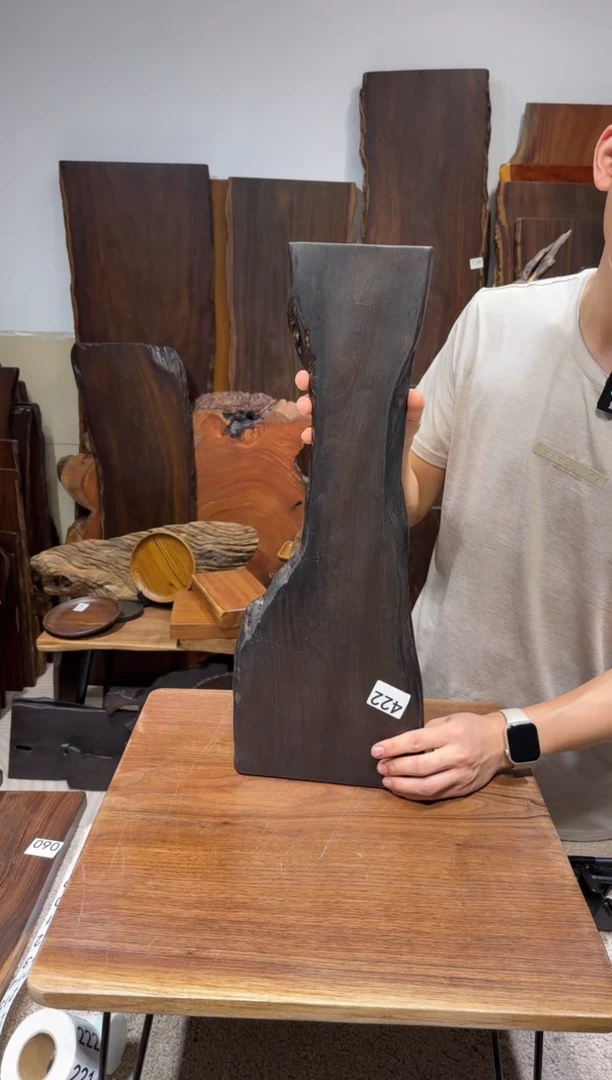 东非黑黄檀（紫光檀）尺寸56*14*2.3编号422