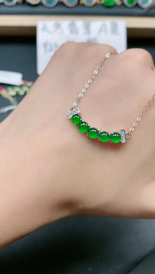 翡翠戒指银S925镶嵌11111
