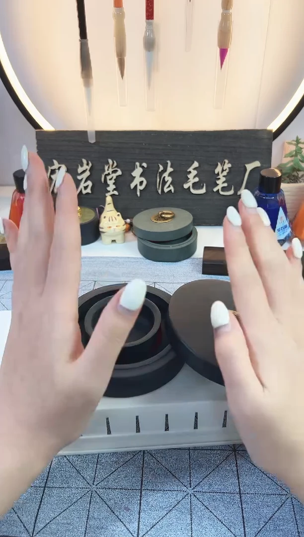 定制毛笔一笑倾城三支