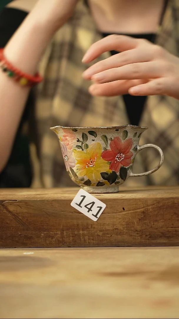 瓷片设计师手作款 油画风花卉系列！二期