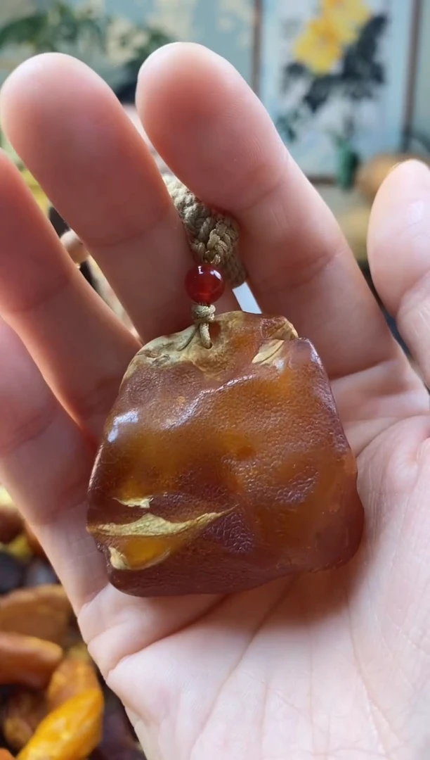 【闪购商品】琥珀颈饰未镶嵌吊坠