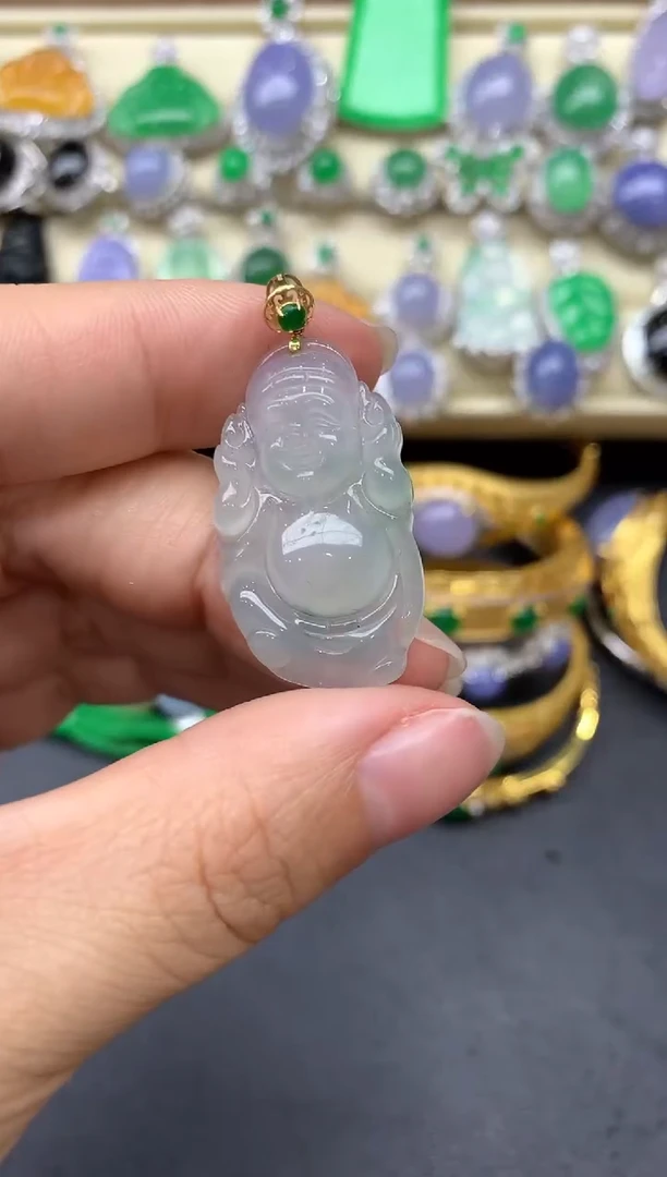 【闪购商品】翡翠颈饰18K金镶嵌206-中国好珍宝