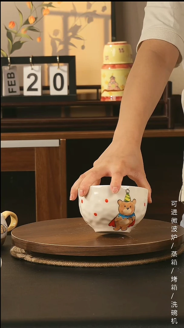 陶瓷陶瓷陶瓷景德镇高温釉下彩纯手绘创意瓷