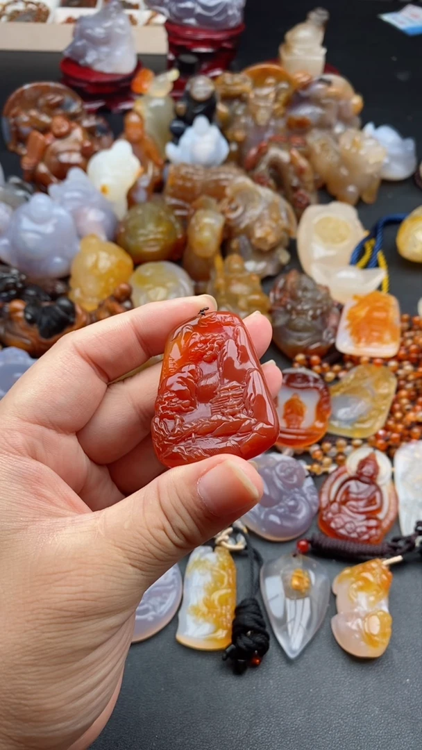 【闪购商品】玛瑙/玉髓吊坠(不含链)未镶嵌1
