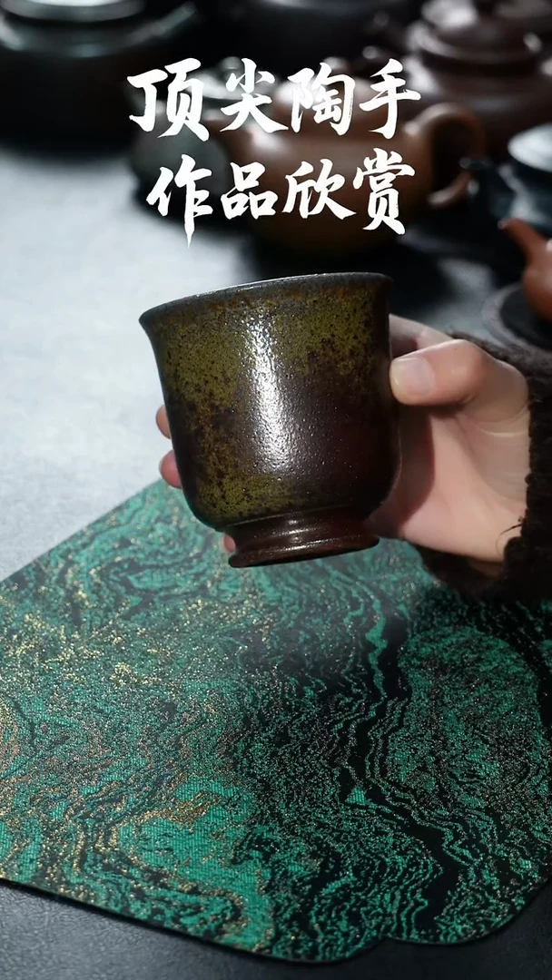 茶壶紫砂柴烧主人杯