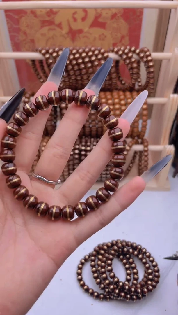 紫金鼠吊坠3号手串