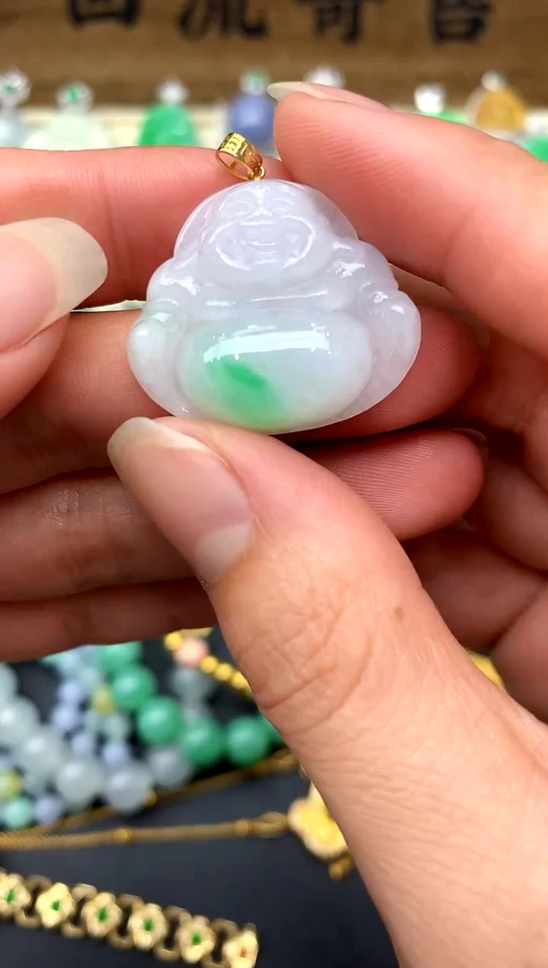 【闪购商品】翡翠颈饰18K金镶嵌56-中国好珍宝