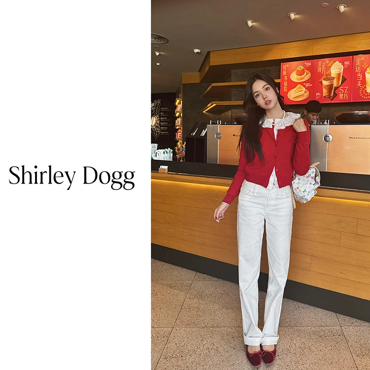 汤元家sd 白色牛仔裤