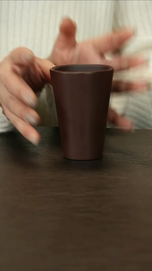 【闪购商品】紫砂茶杯直播福利老紫泥品茗杯100cc