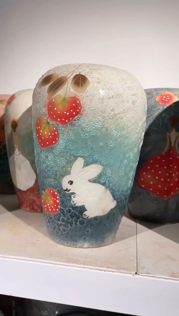 摆件27-86口12高28微瑕  一个