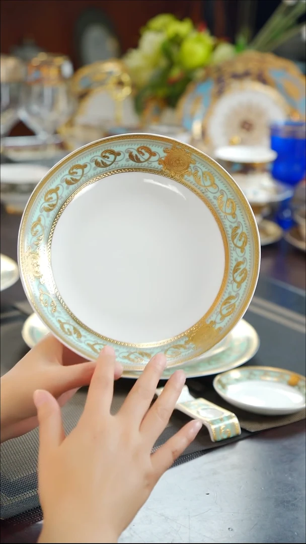 瓷片8英寸菜盘 1个