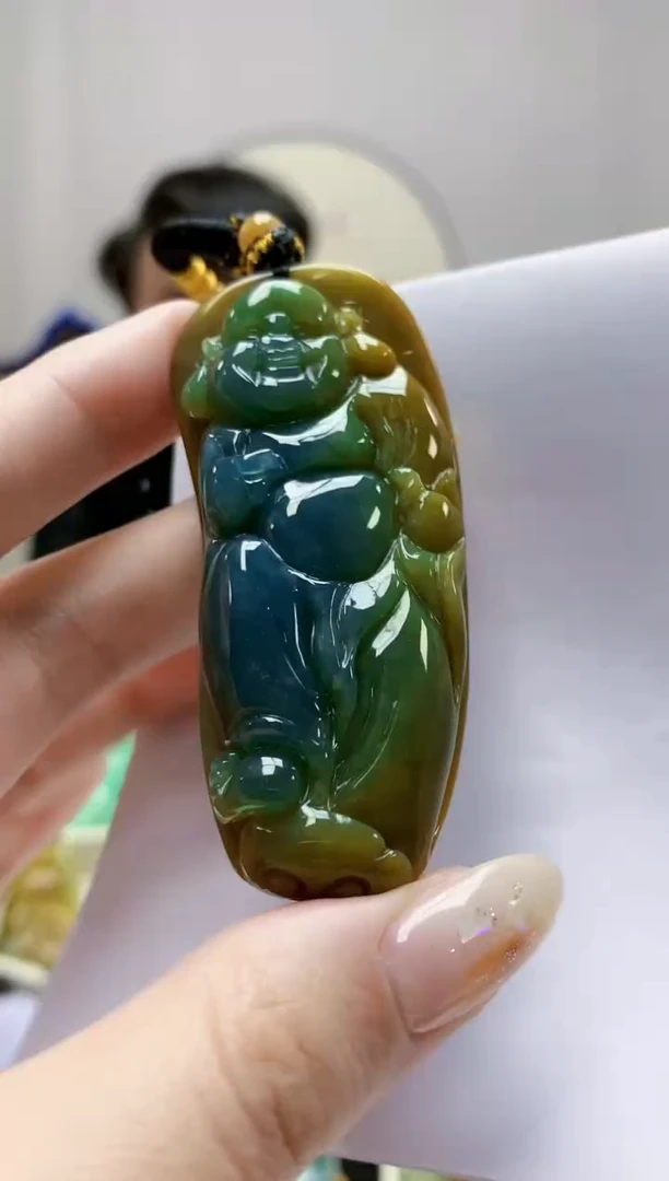 未镶嵌定制翡翠5060jw-毛货挂件102