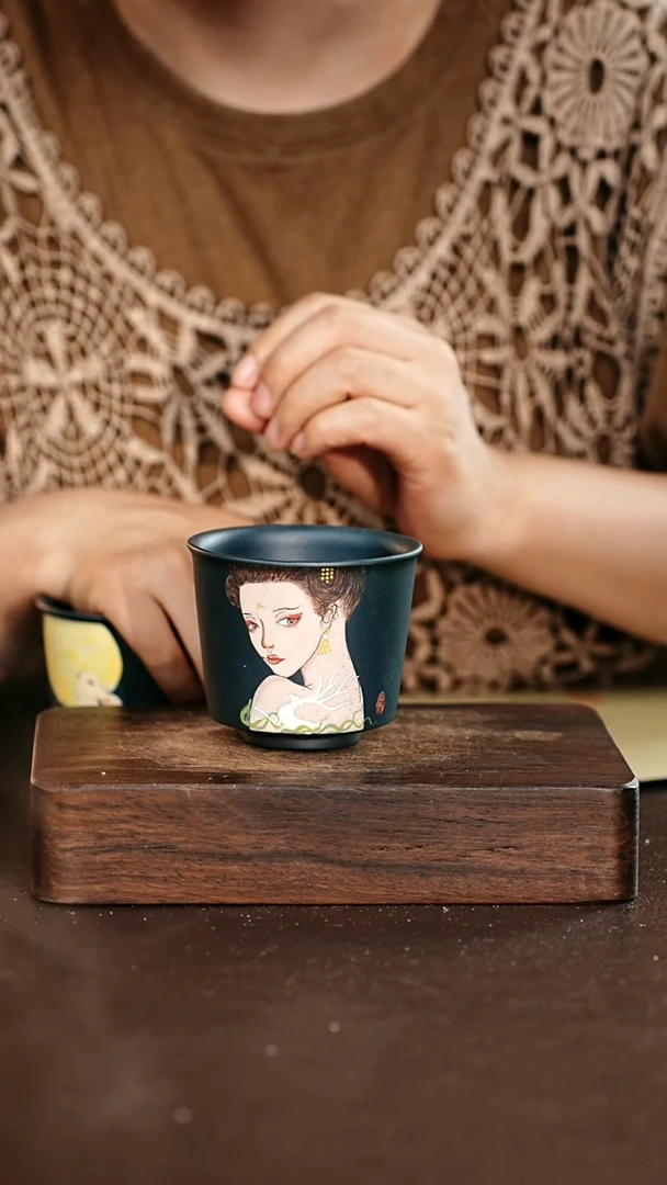 茶杯紫砂原矿紫砂主人杯