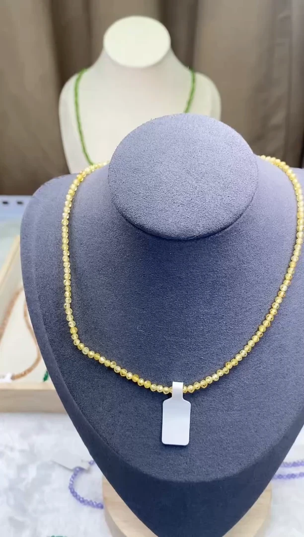 【闪购商品】钻石颈饰14K金镶嵌诗颜甄选珠宝SYZB85