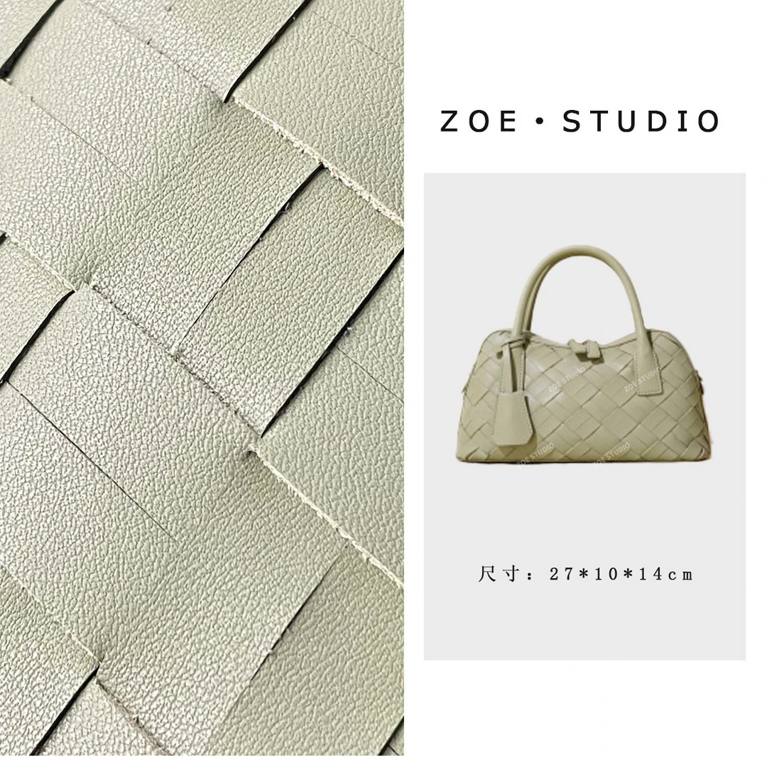 【佐伊甄选】ZG-X9274-卡其绿轻奢女士时尚潮流百搭单肩斜挎包真皮