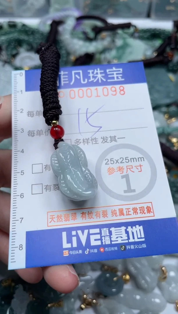 【闪购商品】翡翠颈饰未镶嵌00..1098