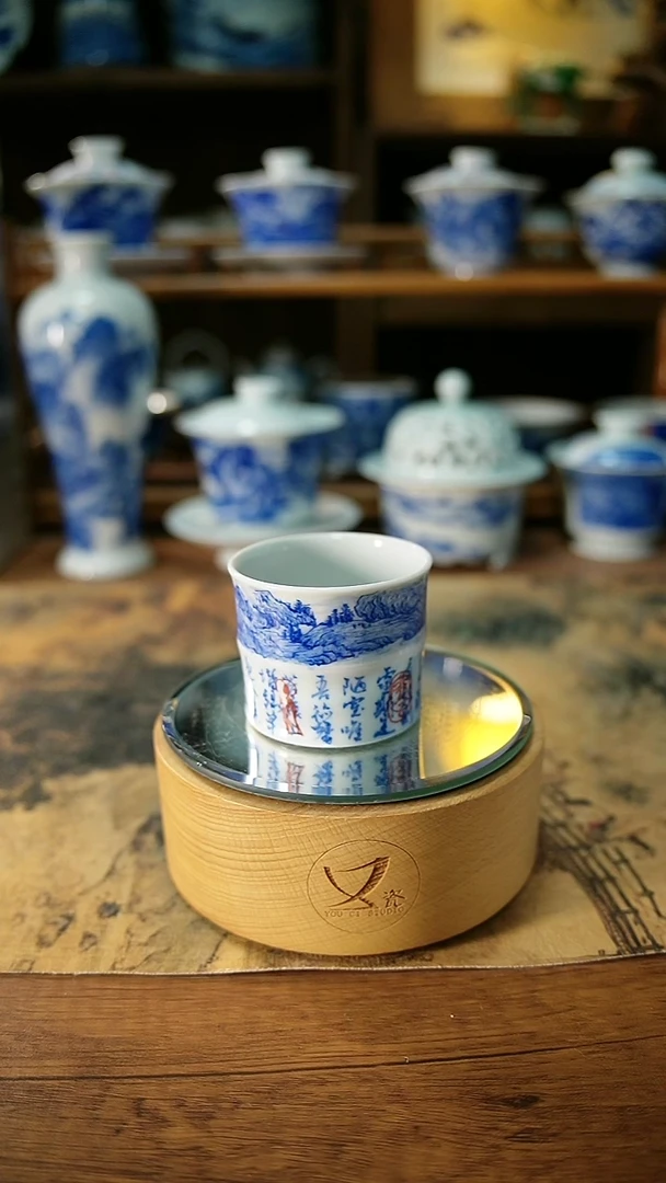 30景德镇手工手绘茶具