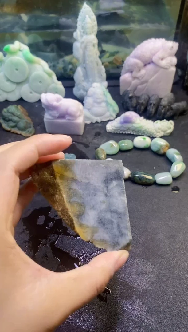 翡翠挂件未镶嵌天然翡翠105