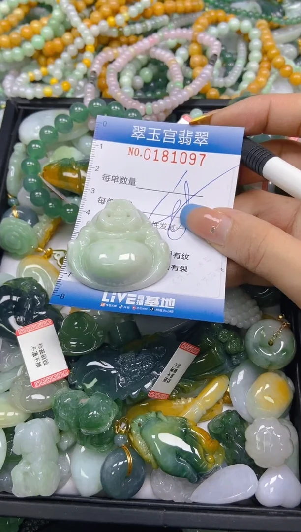 翡翠未镶嵌颈饰闪购0181097