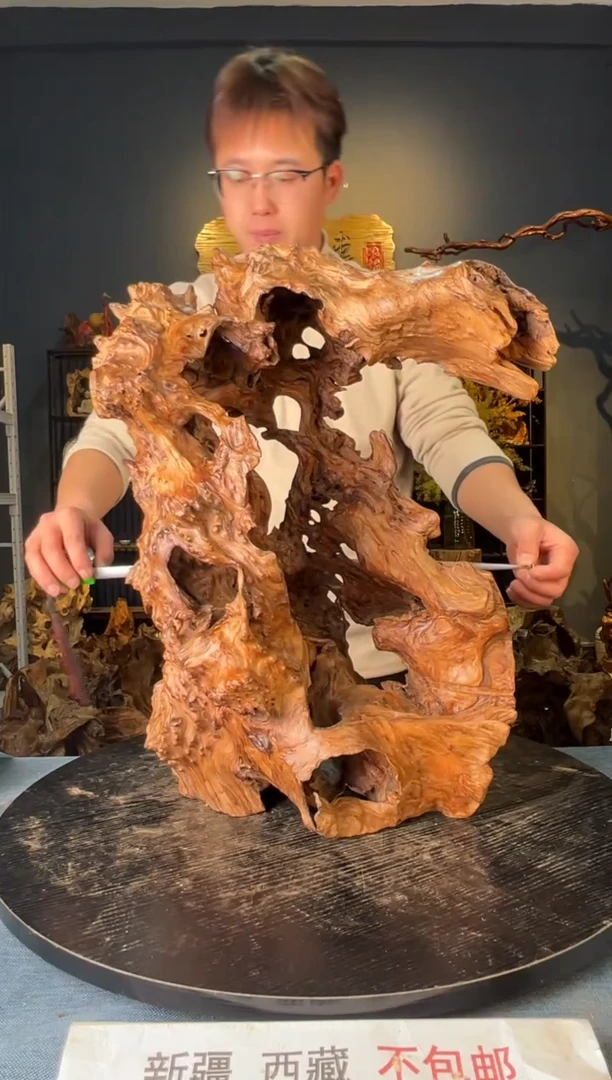 【闪购商品】木卢师傅根艺作品(不包含人物摆件）