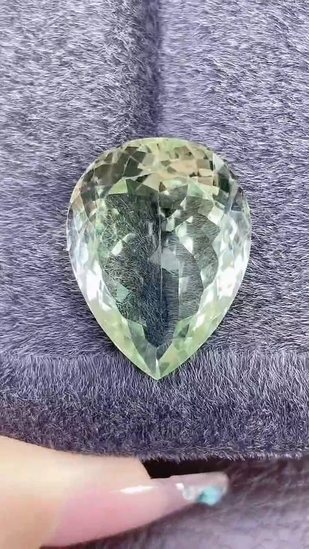 未镶嵌珠宝半成品绿水晶绿水晶