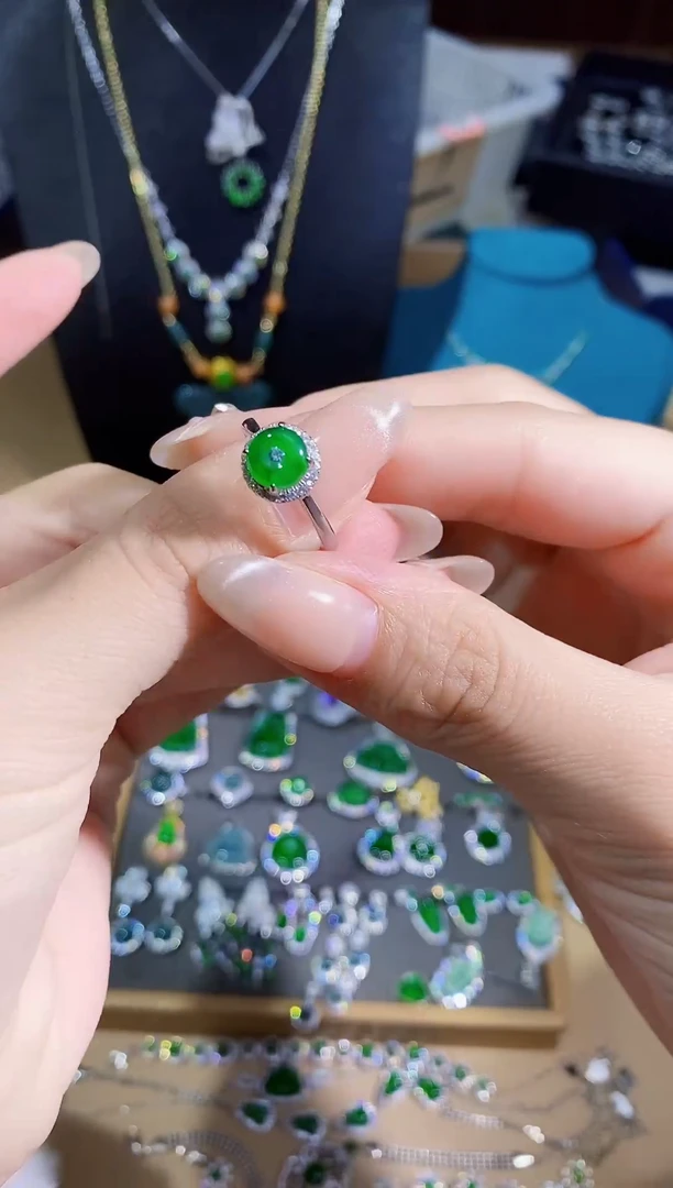 【闪购商品】翡翠戒指未镶嵌多样性发其一【46】