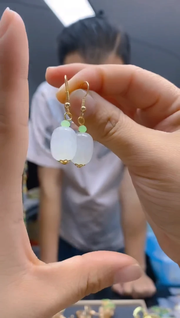 【闪购商品】玛瑙/玉髓耳饰合金28玛瑙饰品