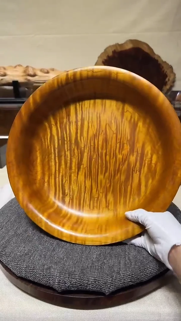 金丝楠木老料特大聚宝盆 33-7.5cm