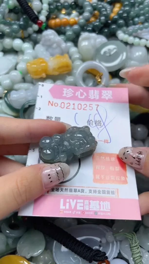 翡翠未镶嵌颈饰闪购0210257