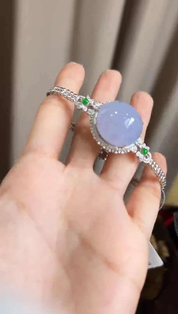 18K金镶嵌手链翡翠DFZ0605-147