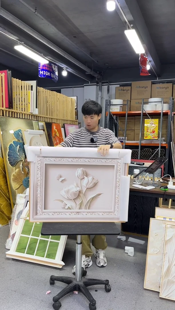 横款60*80铝合金画