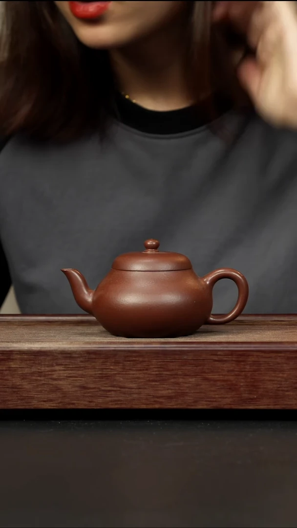 紫砂茶壶底槽清 梨形