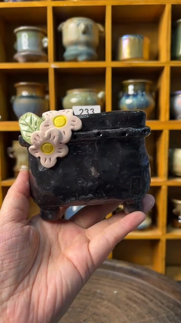 233 内口9【喵喵推荐手工盆】