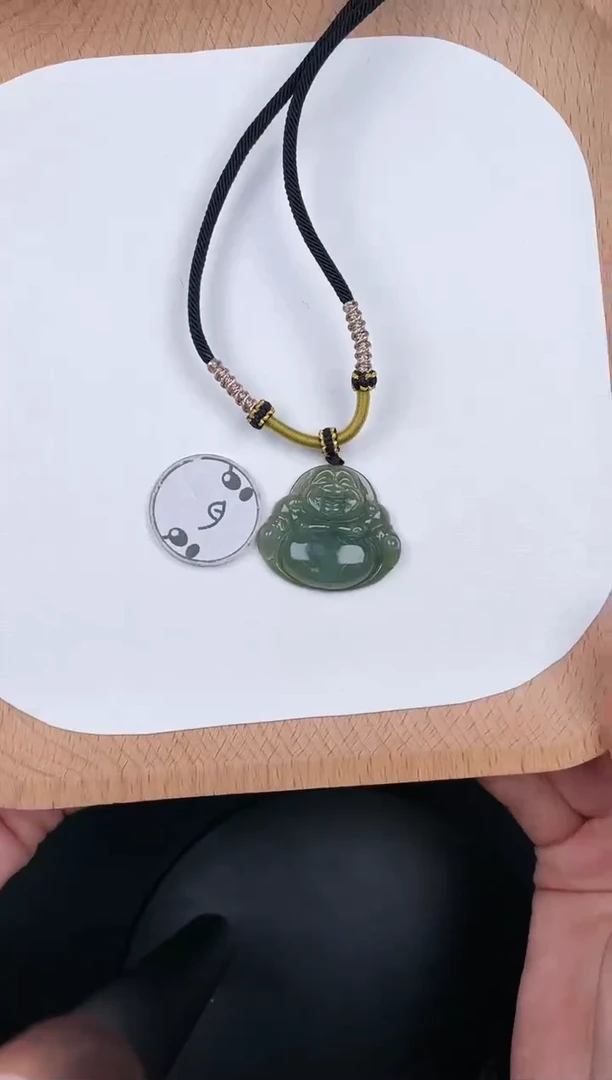 翡翠未镶嵌颈饰孤品-43