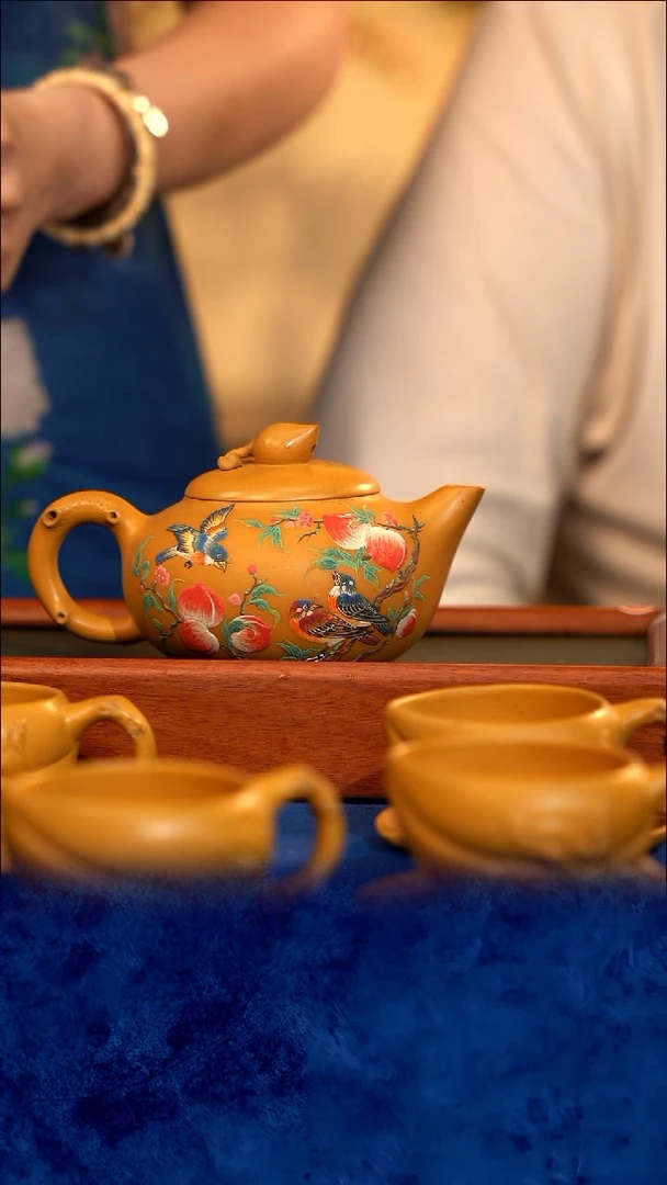 紫砂宜兴紫砂 CXF 圣桃 套组