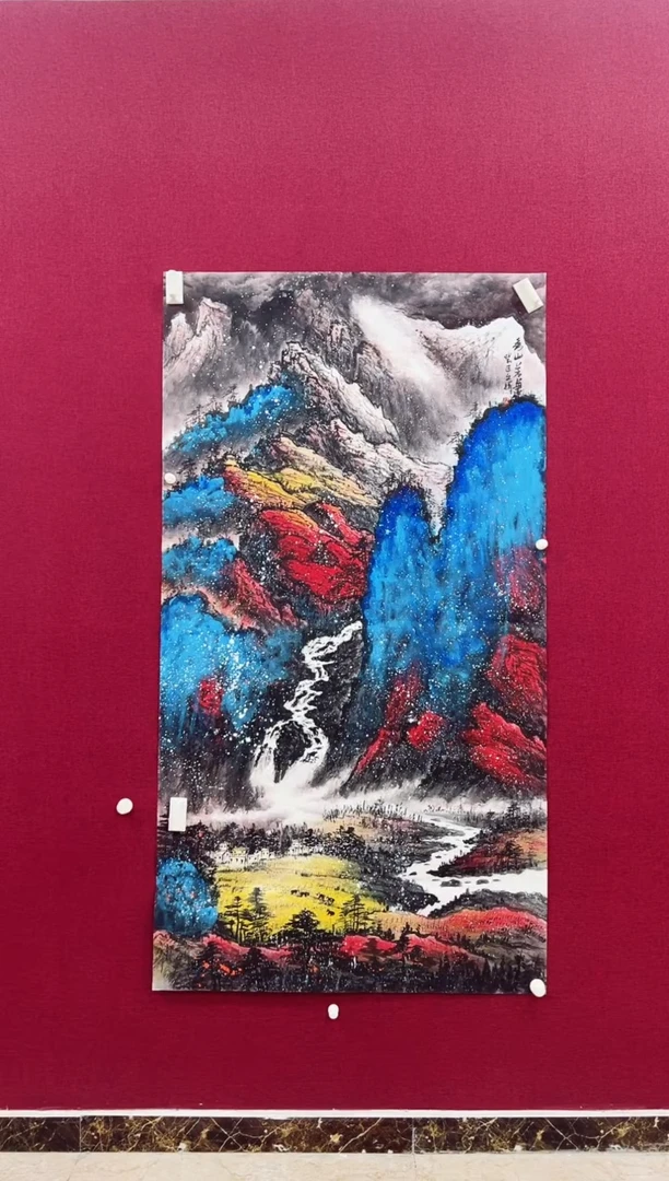 国画戒**凤师文娟国画作品