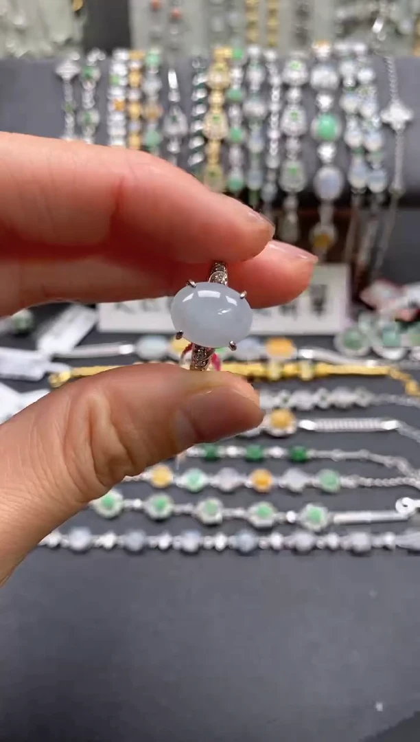 【闪购商品】翡翠戒指银S925镶嵌11111--1