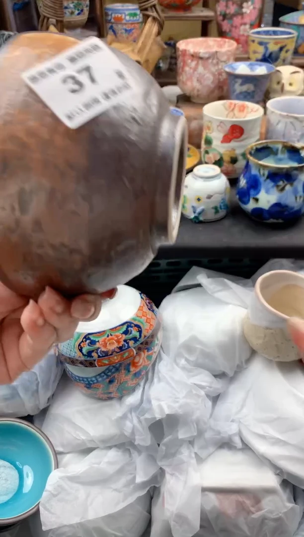 瓷片阿*啊37 号九姑娘工艺品瓷器