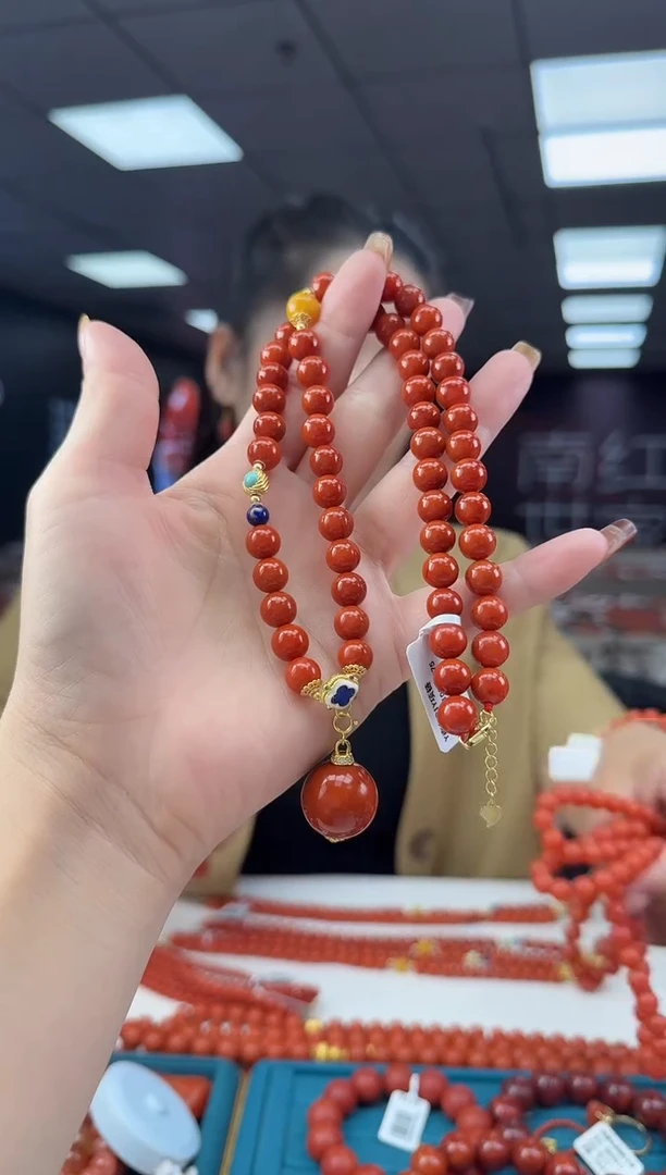 未镶嵌珠串南红玛瑙多样发其一/965250901580