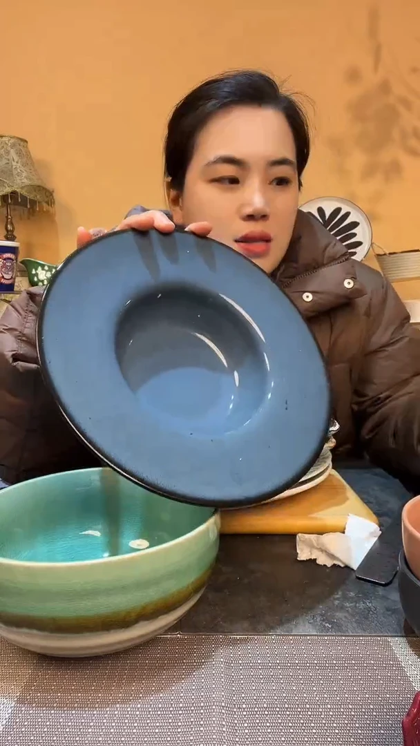 盘瑕疵款 9英寸草帽盘 介意勿拍