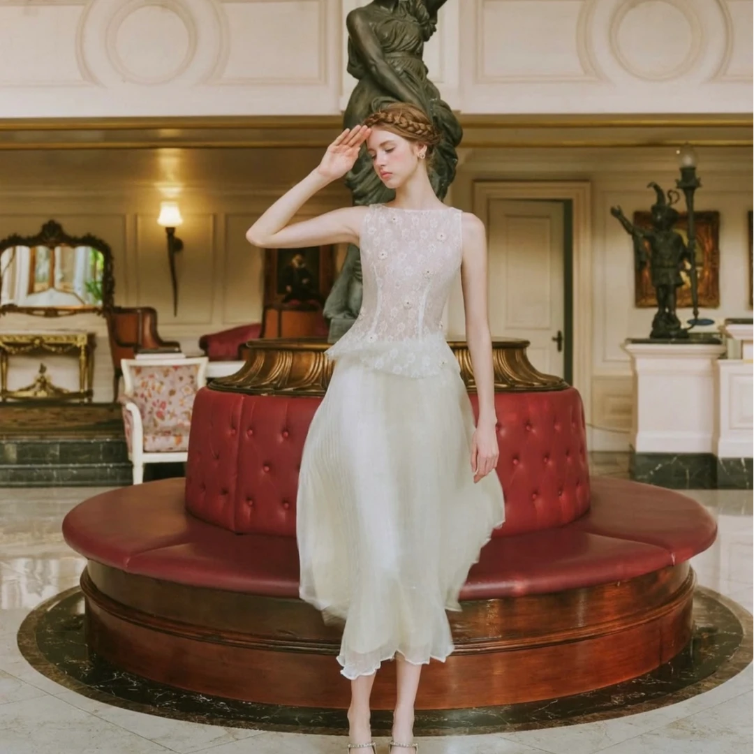 【佳佳】（119-229）设计师甜美连衣裙等女装