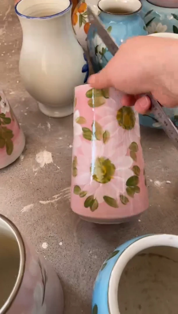 瓶瓷景德镇手绘陶瓷