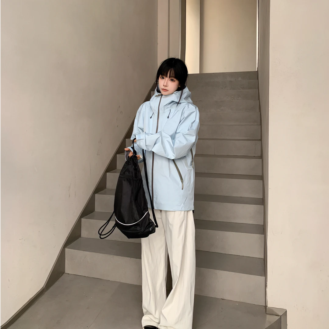 台州LT单壳冲锋衣三合一款户外防风防水耐磨登山服外套男秋冬外套