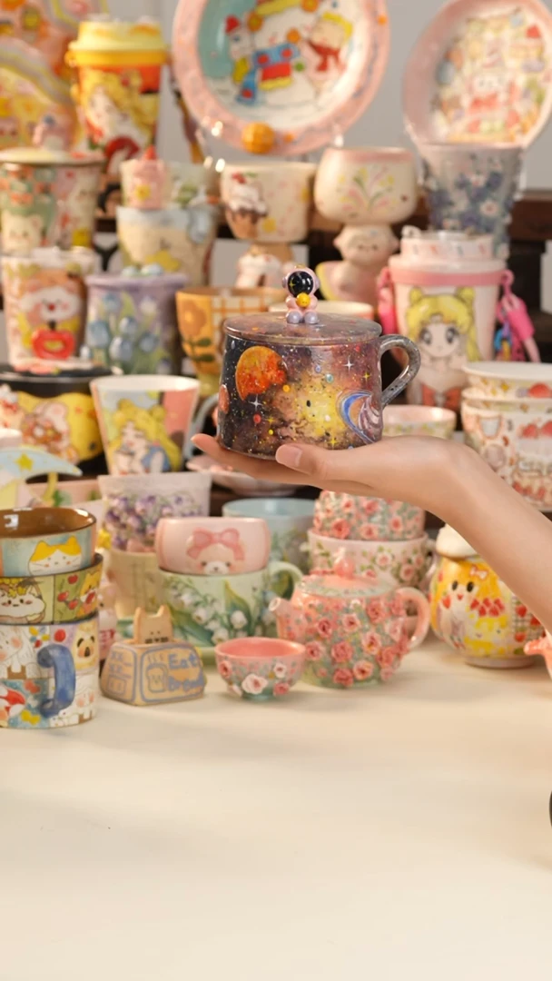 其他陶景德镇釉下彩手绘设计师款陶瓷