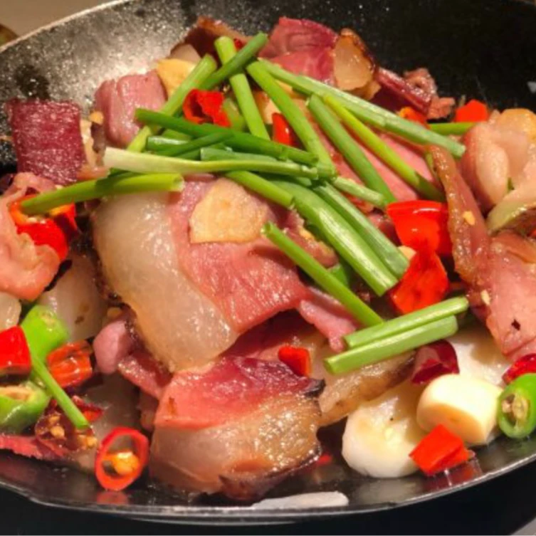 【农家土腊肉】柴火烟熏土猪腊肉腊味土猪腊五花肉格子肉不肥不腻