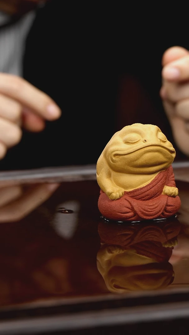 紫砂茶宠紫砂金蟾